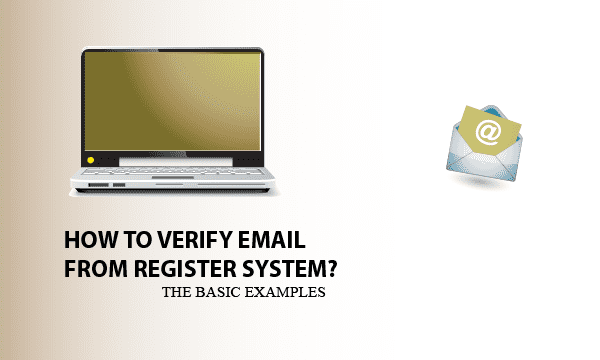 registration form with email verification