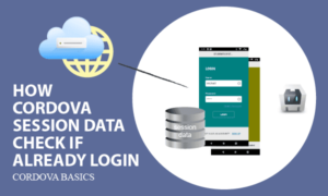 How Cordova Session Data Check If Already Login