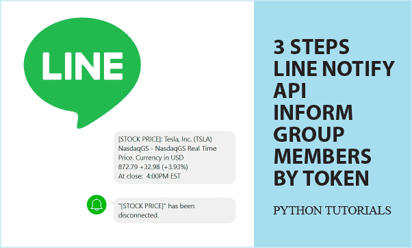 3 Steps Line Notify API Inform Group Members by Token