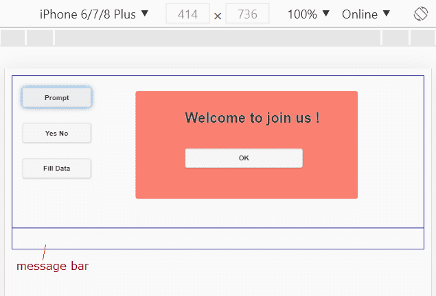 jQuery Popup Overlay for Prompt Responsive