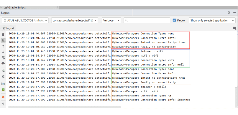 Cordova Detect Wifi and 4G