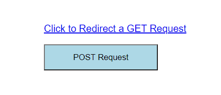 Redirect POST Request in JavaScript