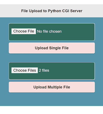 File Upload to Python HTTP Server in Apache